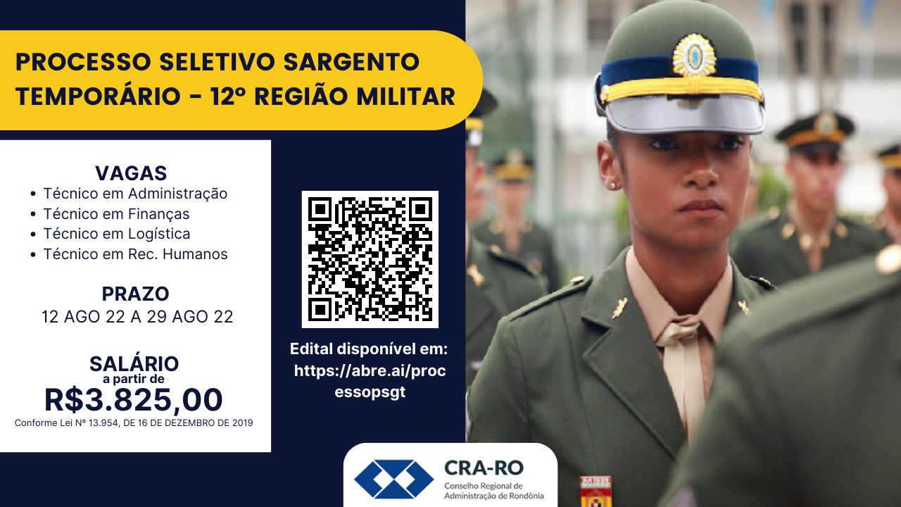Exército abre seleção de profissionais temporários em Santa Catarina e  Paraná